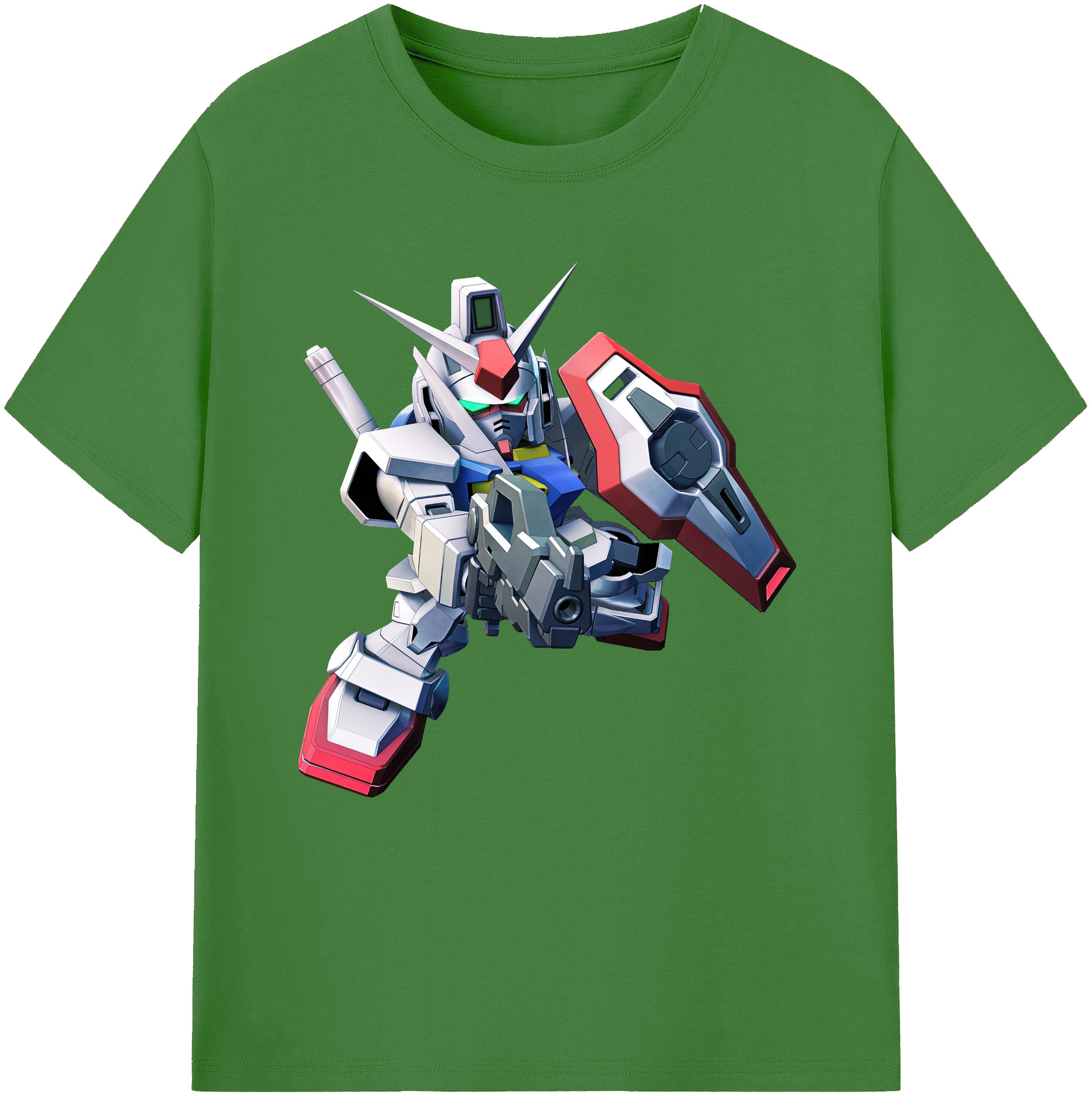 （画像用） 機動戦士ガンダム Mobile Suit Gundam レディースカジュアルプリントTシャツ（綿100％）